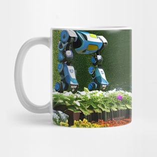 GardenTech Wonders - Robot-Made Paradise Mug